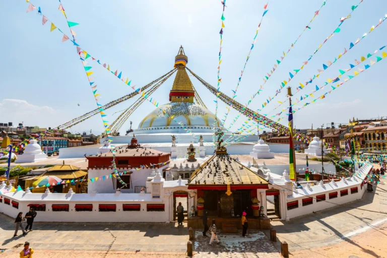 Kathmandu, Nepal: City of Ancient Temples and Prayer Wheels 1 Decorated Boudhanath Stupa in Kathmandu