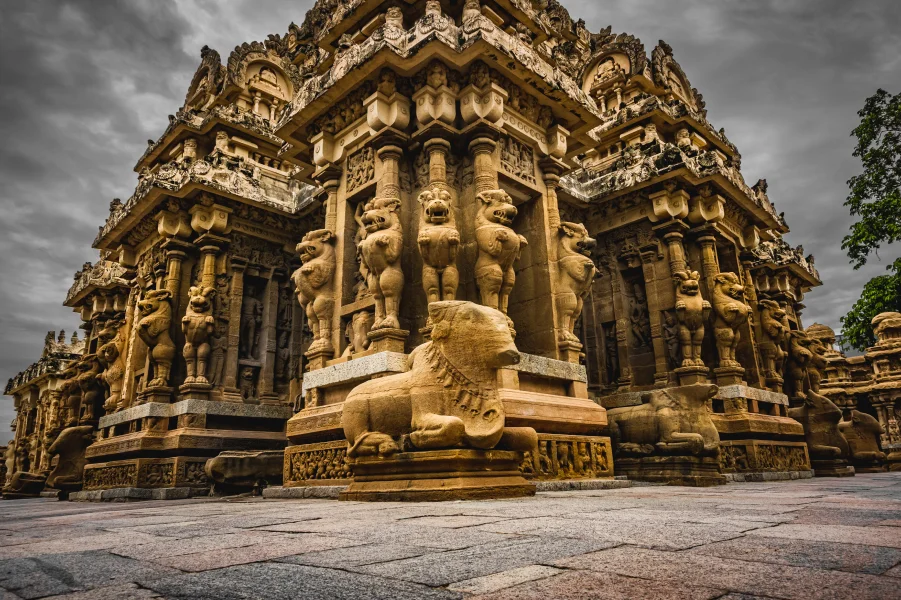 vecteezy beautiful pallava architecture and exclusive sculptures at 14609019 1 2