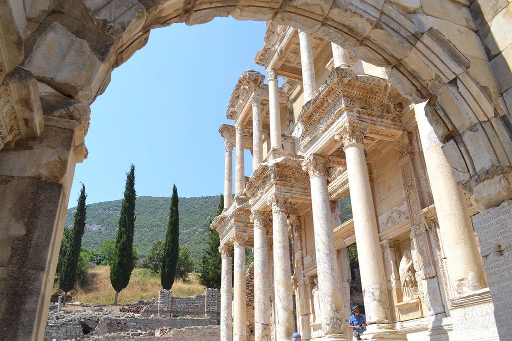 An ancient building in Ephesus