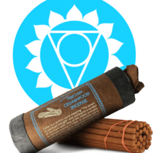 Handmade Cedarwood Incense, Healing for Throat Chakra