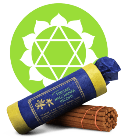 Nagchampa Incense, Healing for the Heart Chakra